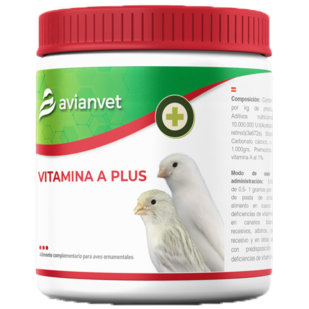 Avianvet Vitamina A Plus 125 g New York Bird Supply Wholesale