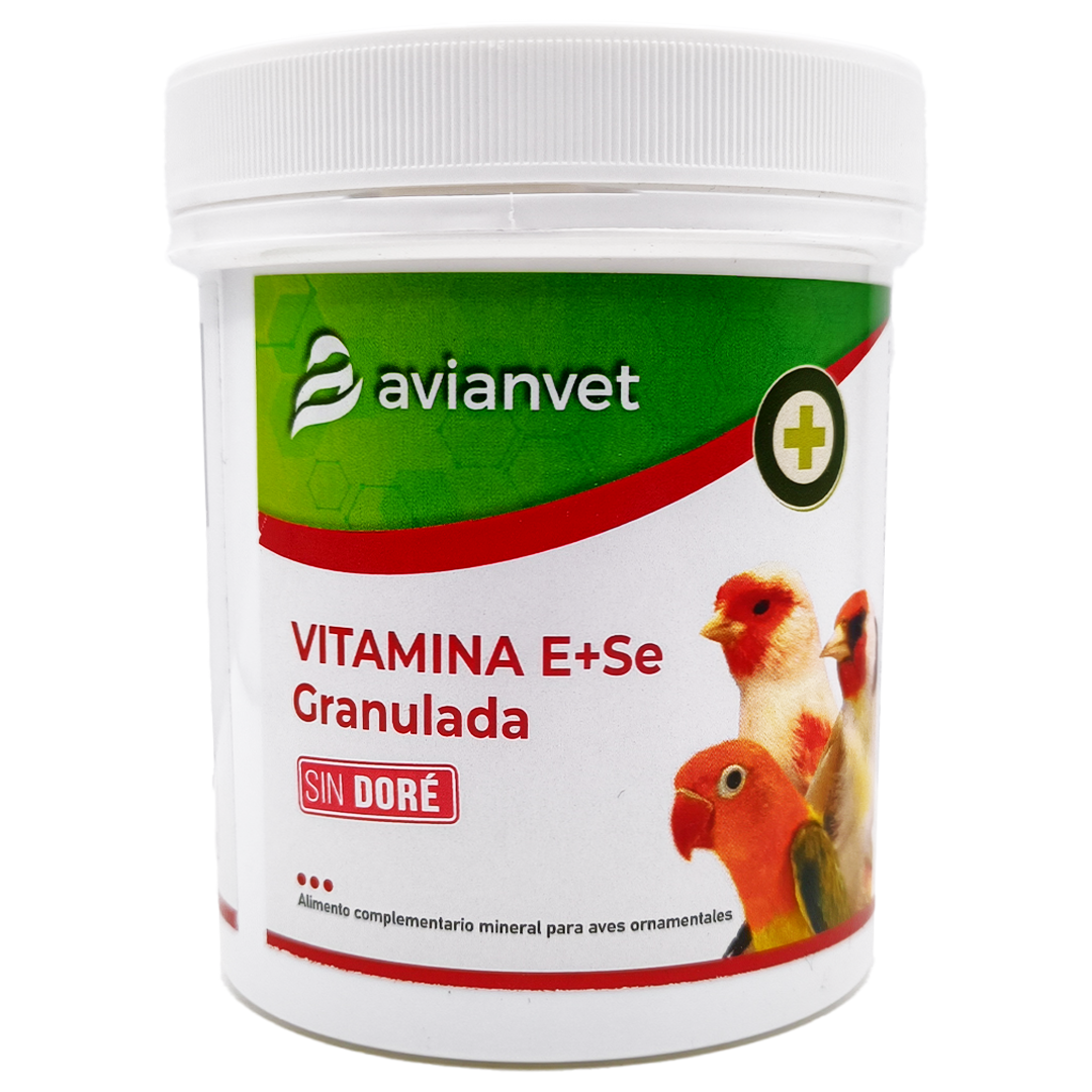 Avianvet Vitamina E+Se Granulada (Granulated) 250 g New York Bird Supply Wholesale