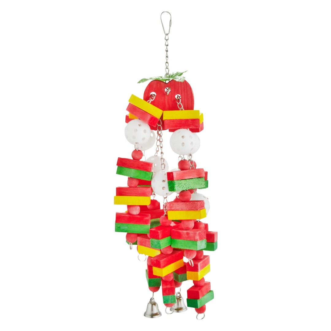 A&E Happy Beaks Large Apples Fiesta Blocks – New York Bird Supply Wholesale