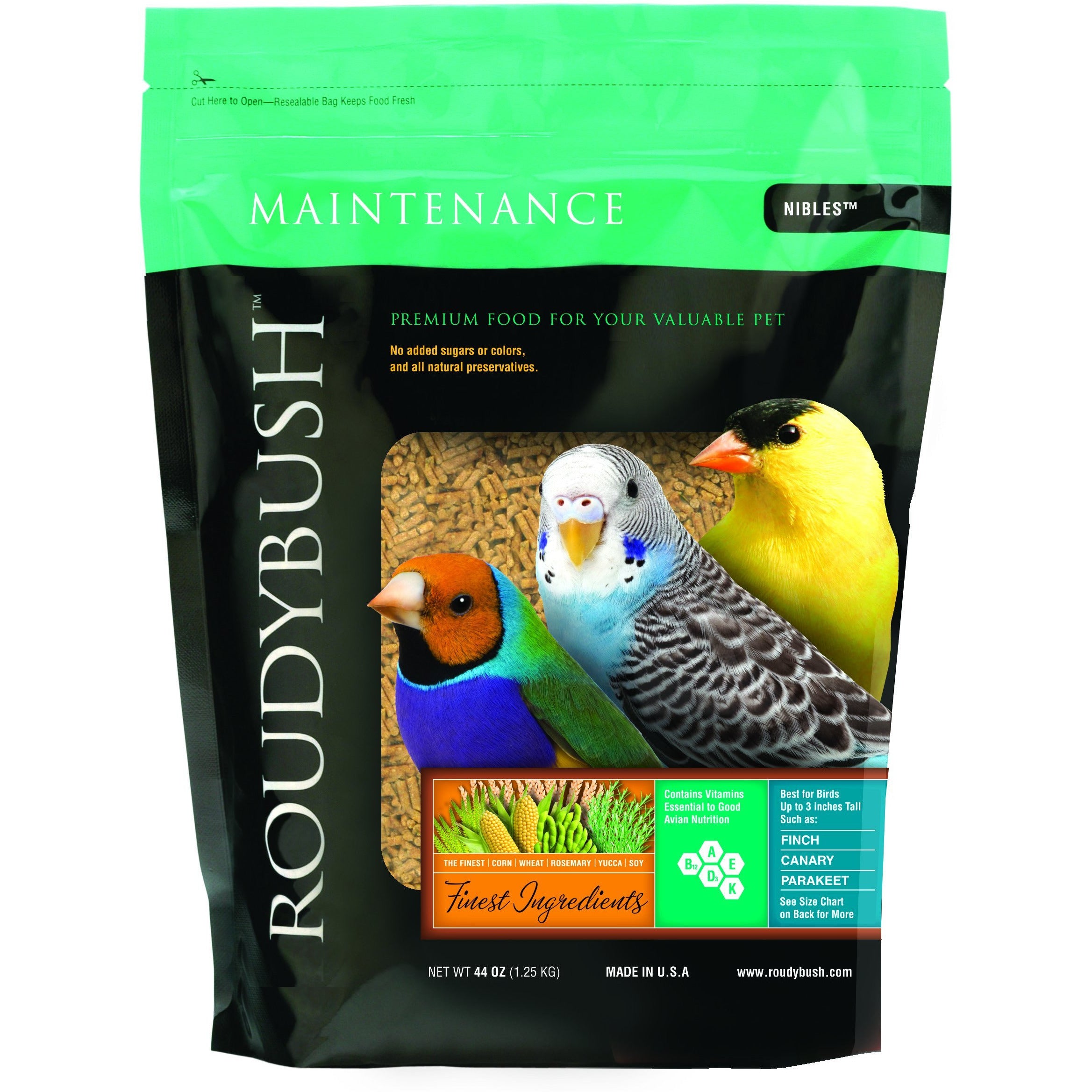 Roudybush Daily Maintenance Nibles 44 Oz – New York Bird Supply Wholesale