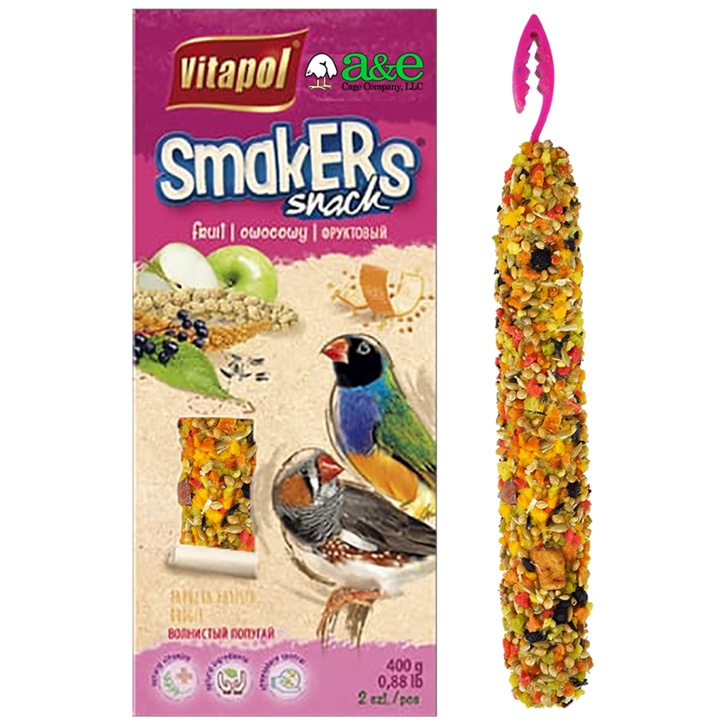 Vitapol Smakers Treat Stick Zebra Finch Twin Pack - Fruit — New York