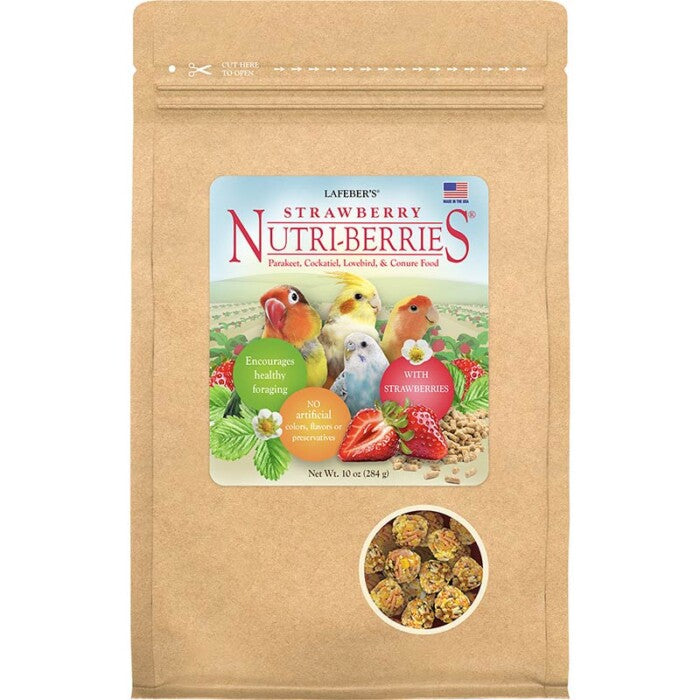 Lafeber Strawberry Nutri-Berries for Small birds 10 oz