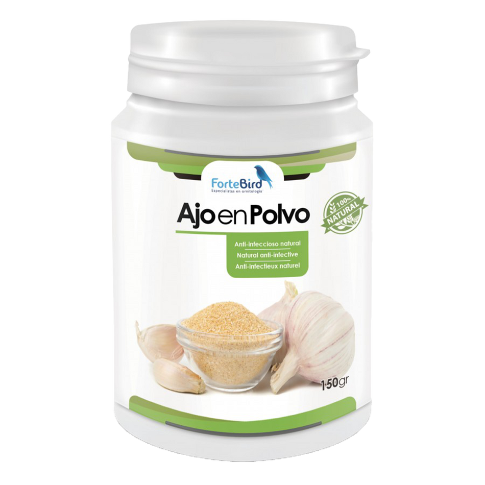 ForteBird Ajo en Polvo 100% (Garlic Powder) 150 g