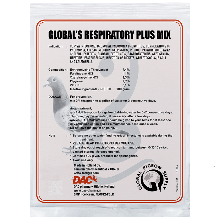 Global Dac Global's Respiratory Plus Mix 100 g