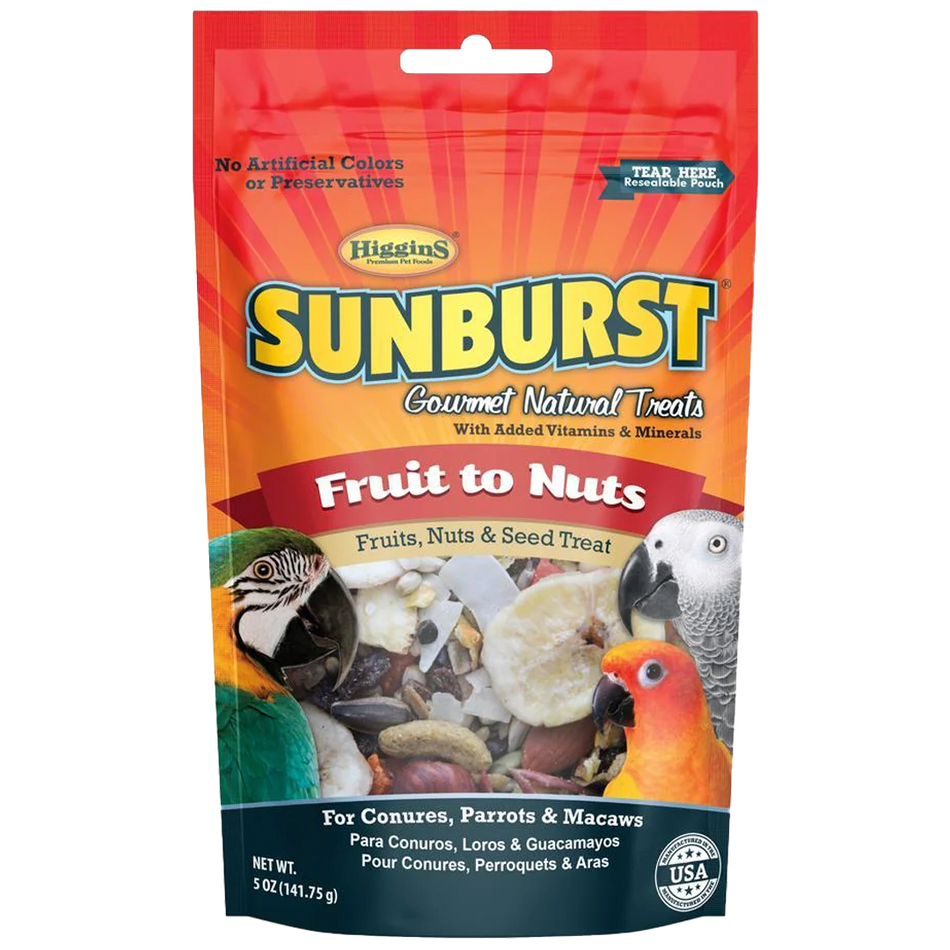 Higgins Sunburst Treats Fruit to Nuts 5 oz