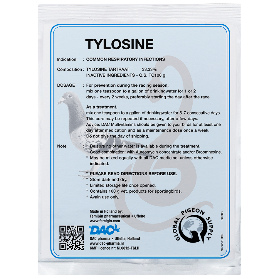 Global Dac Tylosine 33% 100 g