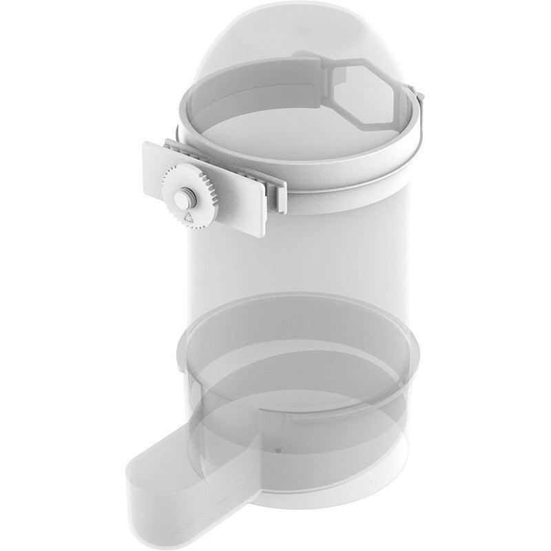 Copele Plastic Drinker / Feeder for Birds White with Support