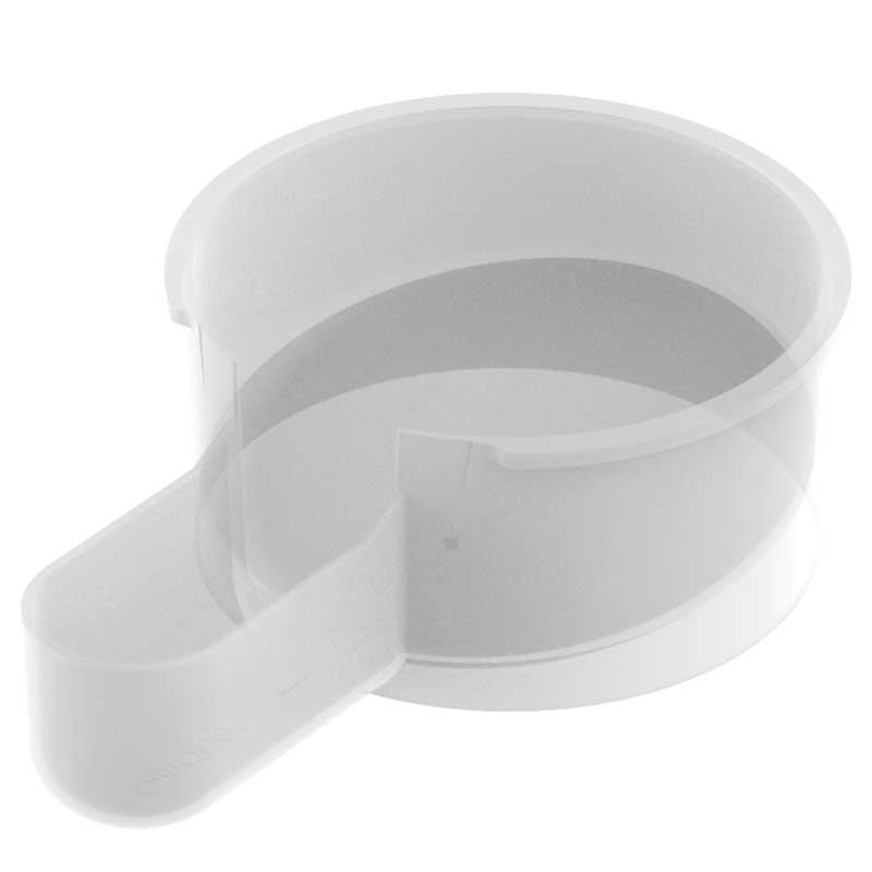 Copele Plastic Drinker / Feeder for Birds White with Support