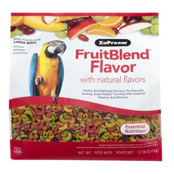 ZuPreem Fruit Blend Large Birds (Macaws and Cockatoos) 12 lb