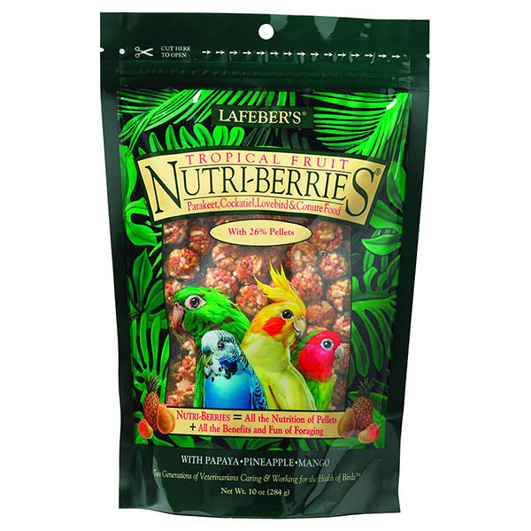 Lafeber Tropical Fruit Nutri-Berries Cockatiels 10 oz