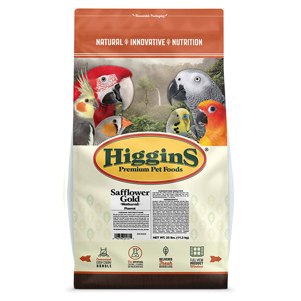 Higgins Safflower Gold Parrot 25 lb