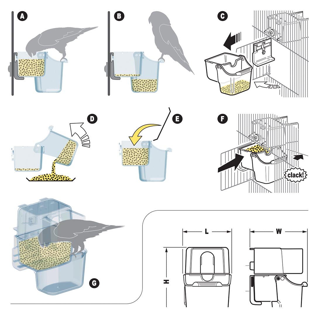 2GR Recupera Feeder Art. 430 - New York Bird Supply