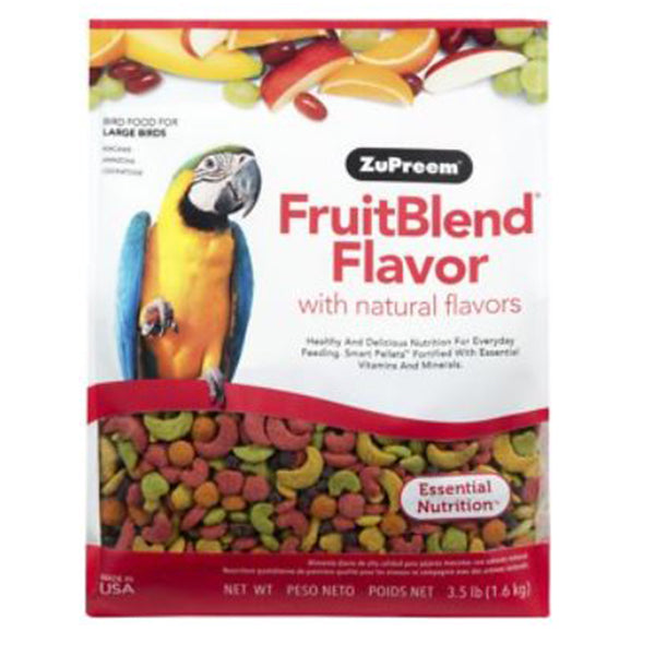 ZuPreem Fruit Blend Large Birds (Macaws and Cockatoos)  3.5 lb