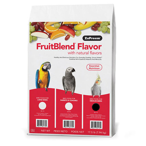 Zupreem Fruit Blend Medium Birds (Cockatiel) 17.5lb