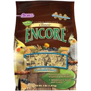 Brown's Encore Classic Natural Cockatiel Food  4 lb