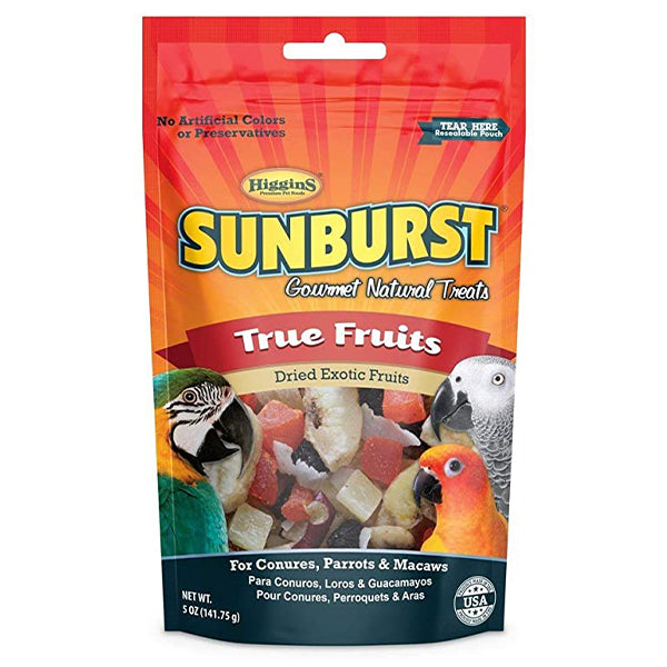 Higgins Sunburst True Fruits Dried Exotic Fruits Bird Treats 5 oz