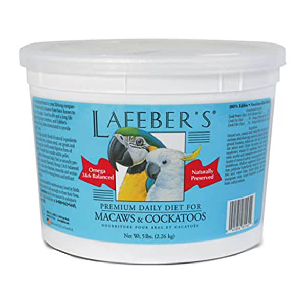 Lafeber Premium Diet Pellets Cockatoo/Macaw 5 lb