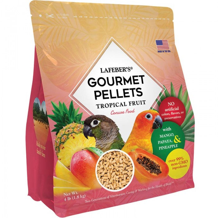 Lafeber Tropical Fruit Gourmet Pellets Conure 4 lb