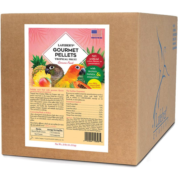 Lafeber Tropical Fruit Gourmet Pellets Conure 25lb