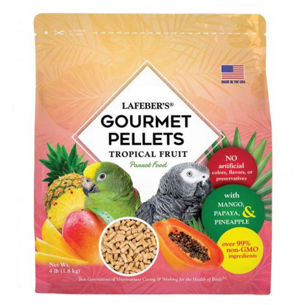 Lafeber Tropical Fruit Gourmet Pellets Parrot 4 lb