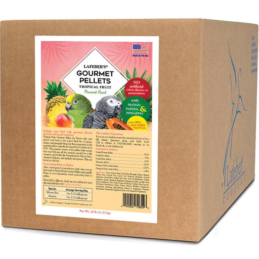 Lafeber Tropical Fruit Gourmet Pellets Parrot 25lb