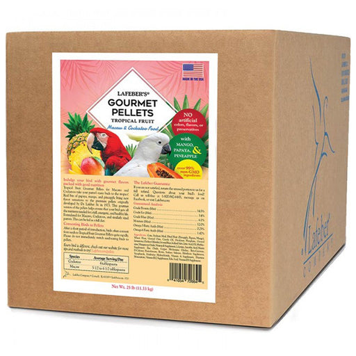 Lafeber Tropical Fruit Gourmet Pellets Macaw 25lb