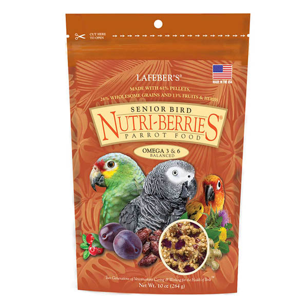 Lafeber Nutri-Berries Senior Bird Parrot 10 oz