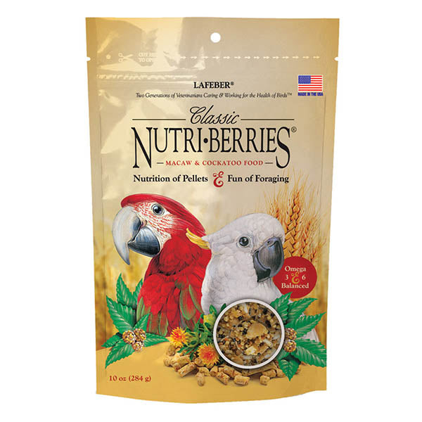 Lafeber Classic Nutri-Berries Macaw/Cockatoo 10 oz