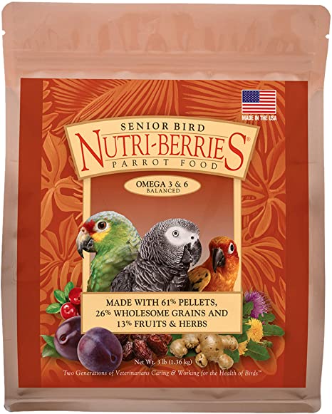 Lafeber Nutri-Berries Senior Bird Parrot 3 lb