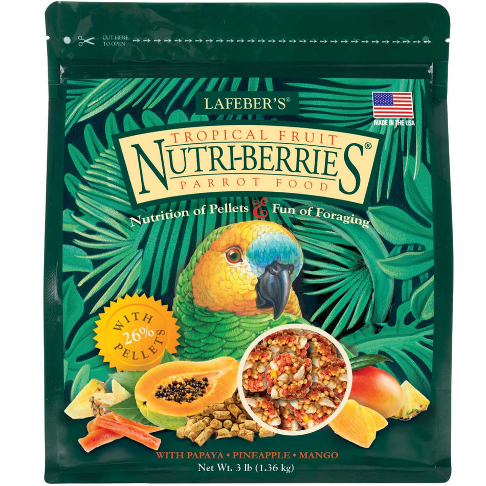 Lafeber Tropical Fruit Nutri-Berries Parrot 3 lb