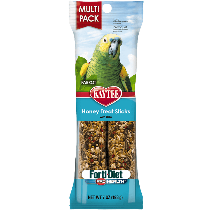 Kaytee Forti-Diet Pro Health Honey Parrot Bird Treat Stick 3.5oz
