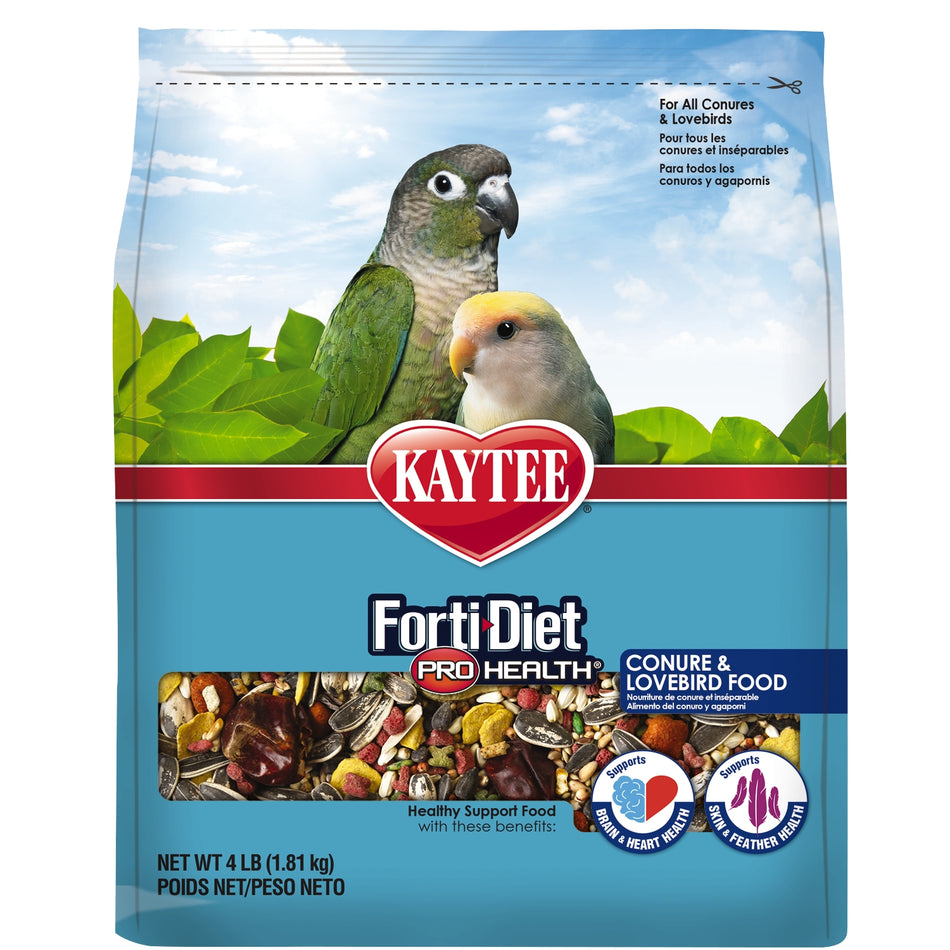 Kaytee Forti Diet Pro Health Conure and Lovebird Food 4 lb