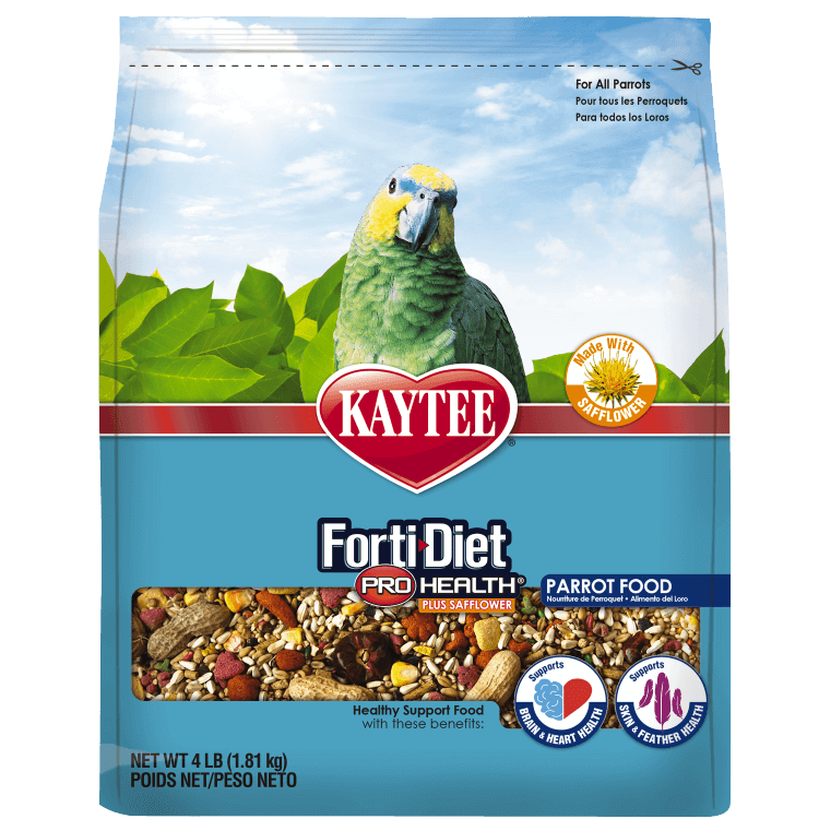 Kaytee Forti-Diet Pro Health with Safflower Parrot Food 4 lb