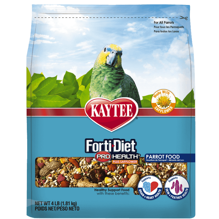Kaytee Forti-Diet Pro Health with Safflower Parrot Food 4lb