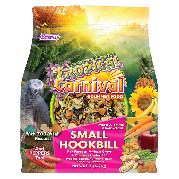 Brown's Tropical Carnival Gourmet Food Small Hookbill  5 lb