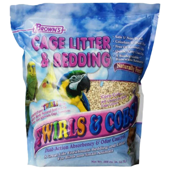 Brown's Cage Litter & Bedding Twirls and Cobs 4.7 L