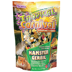 Brown's Tropical Carnival Gourmet Food Hamster & Gerbil 2 lb