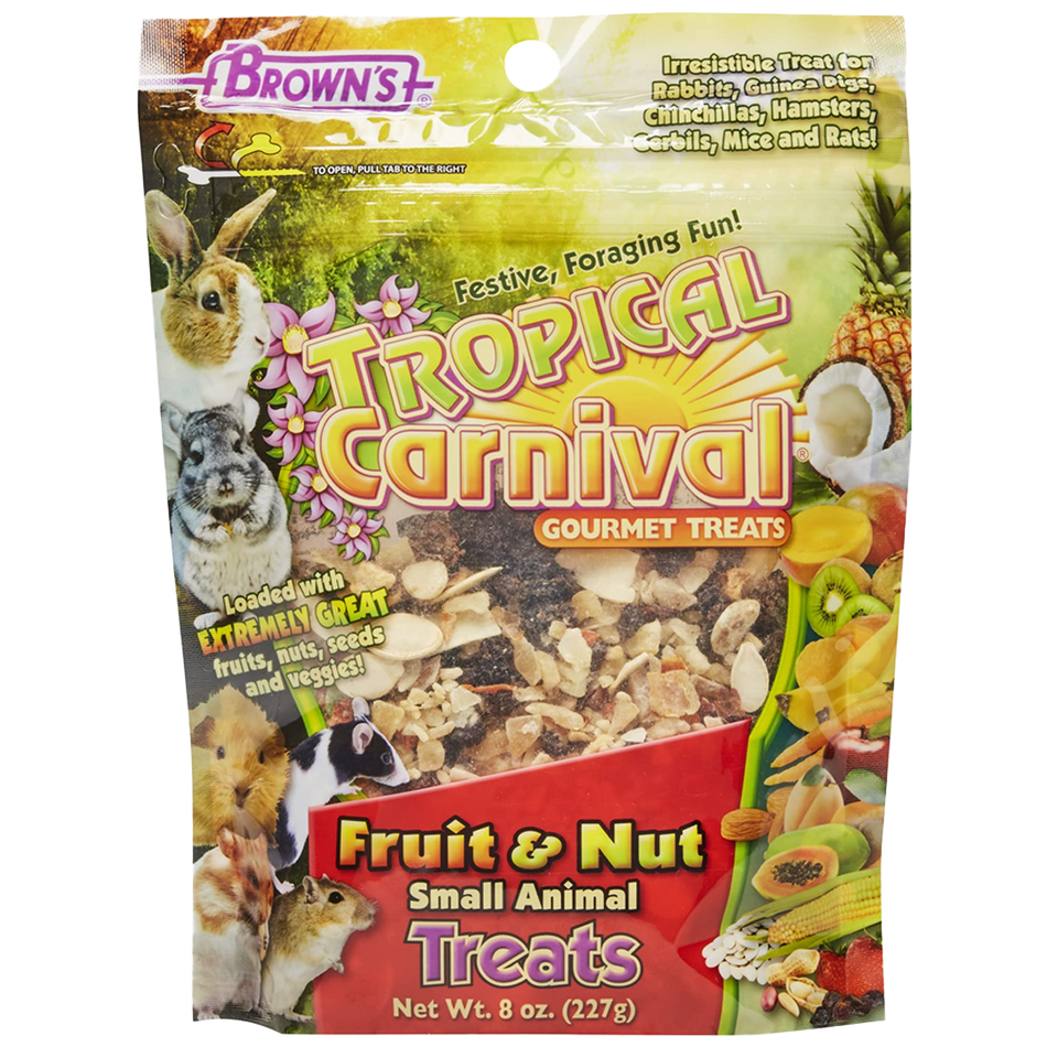 Brown's Tropical Carnival Gourmet Treats Small Animal Treat 8 oz