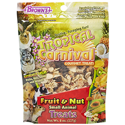 Brown's Tropical Carnival Gourmet Treats Small Animal Treat 8 oz