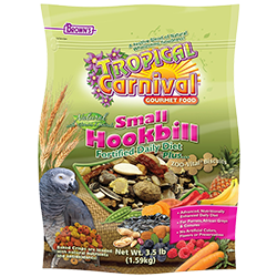 Brown's Tropical Carnival Natural Gourmet Food Small Hookbill Fortified Daily Diet 3.5 lb