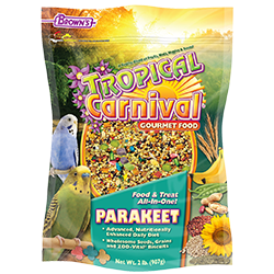 Brown's Tropical Carnival Gourmet Food Parakeet 2 lb