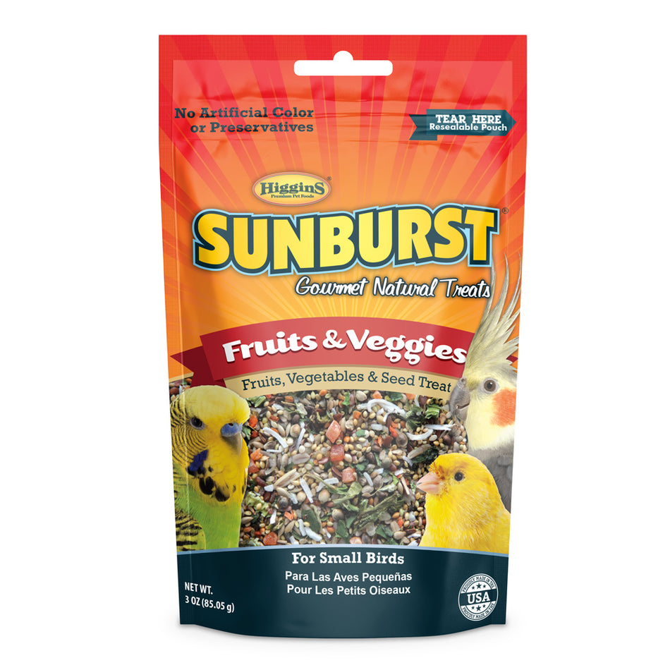Higgins Sunburst Treats Fruit & Veggies Small 3 oz