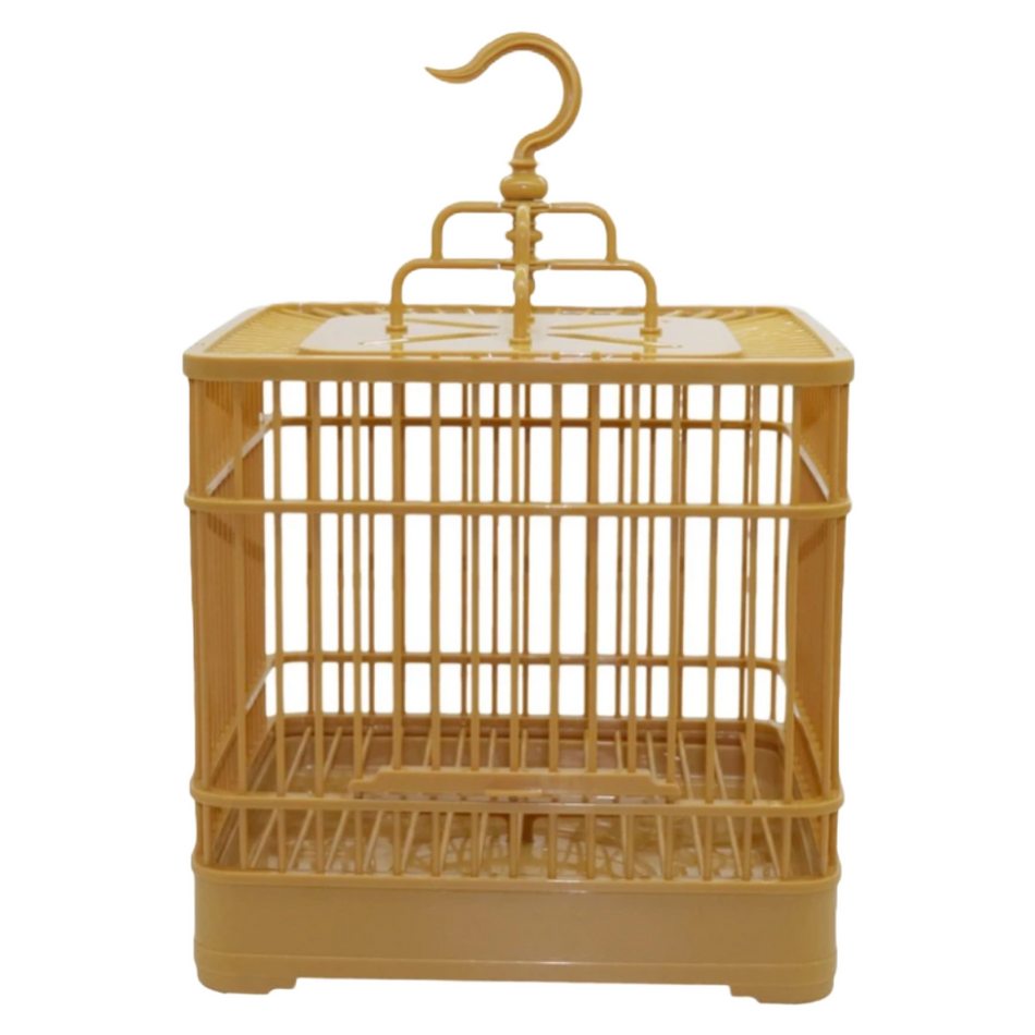 Song Bird Cage Small Square Plastic