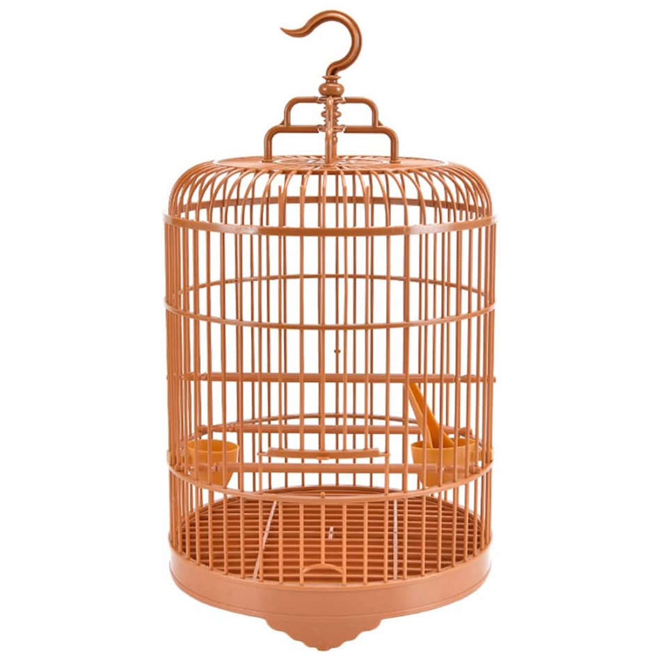Song Bird Cage Large Round Plastic