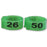 Numbered Bands Neon Green