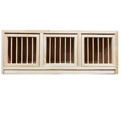 3 Compartment Breeding Box with Widow Hoods