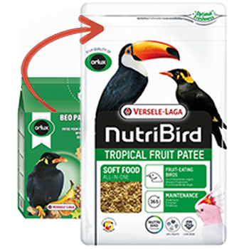 NutriBird Tropical Fruit Patee 1 kg