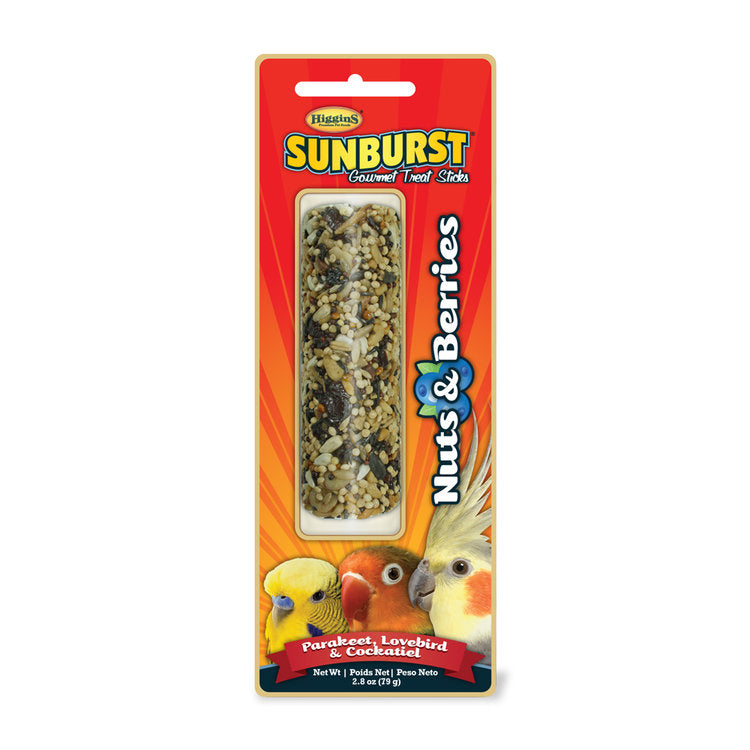 Higgins Sunburst Nuts & Berries For Parakeets, Lovebirds & Cockatiels 2.8 oz