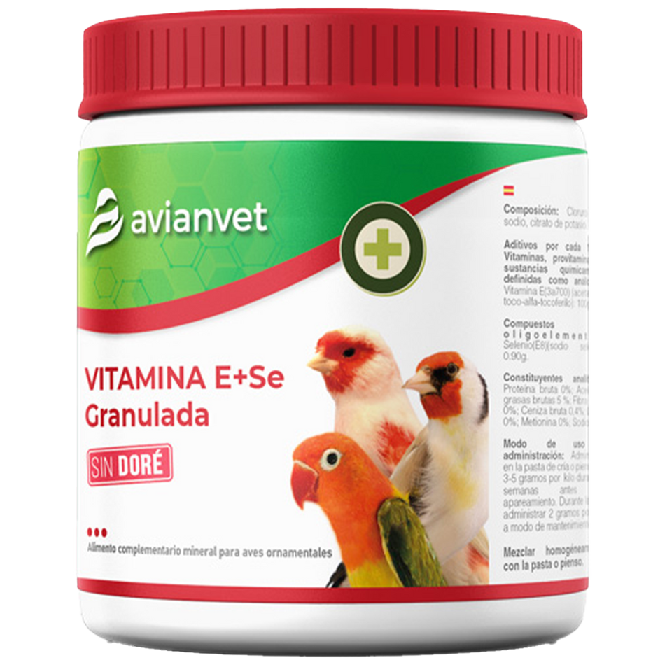 Avianvet Vitamina E+Se Granulada (Granulated) 125 g