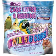 Browns Bedding Twirls and Cob - New York Bird Supply